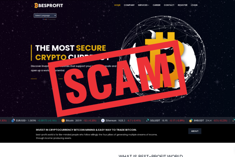 Best-profit.world is a SCAM!